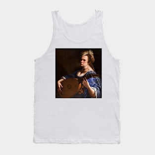 Self-Portrait as A Lute Player by Artemisia Gentileschi Tank Top